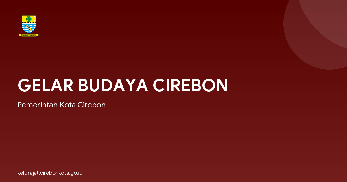 GELAR BUDAYA CIREBON