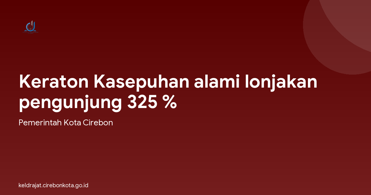 Keraton Kasepuhan alami lonjakan pengunjung 325 %