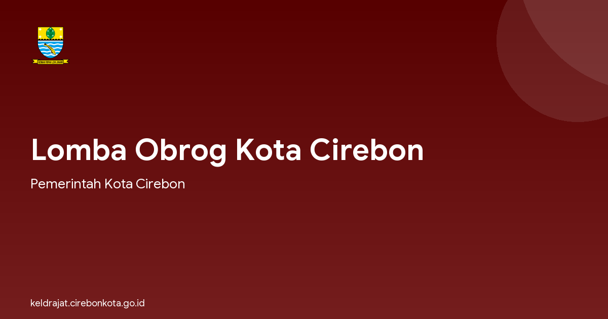 Lomba Obrog Kota Cirebon