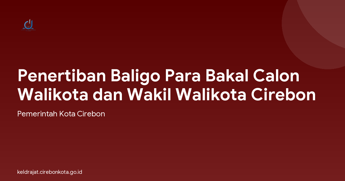 Penertiban Baligo Para Bakal Calon Walikota dan Wakil Walikota Cirebon
