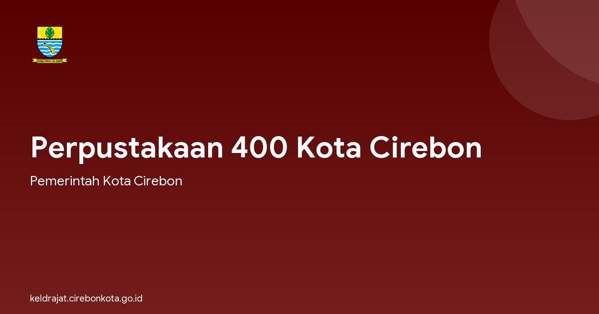 Perpustakaan 400 Kota Cirebon