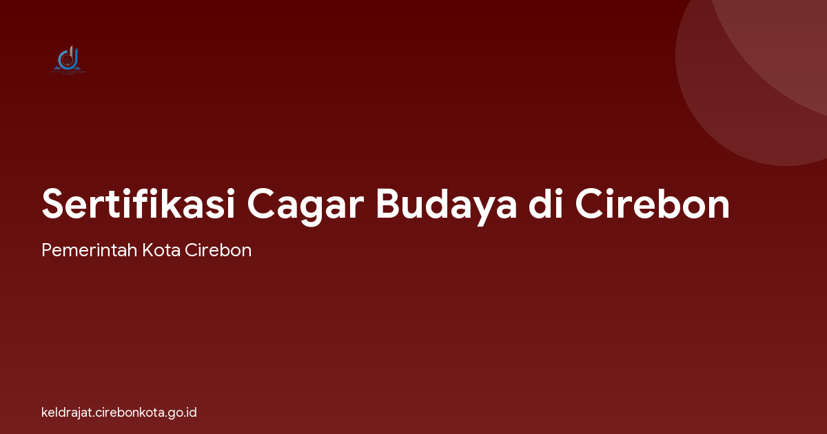 Sertifikasi Cagar Budaya di Cirebon