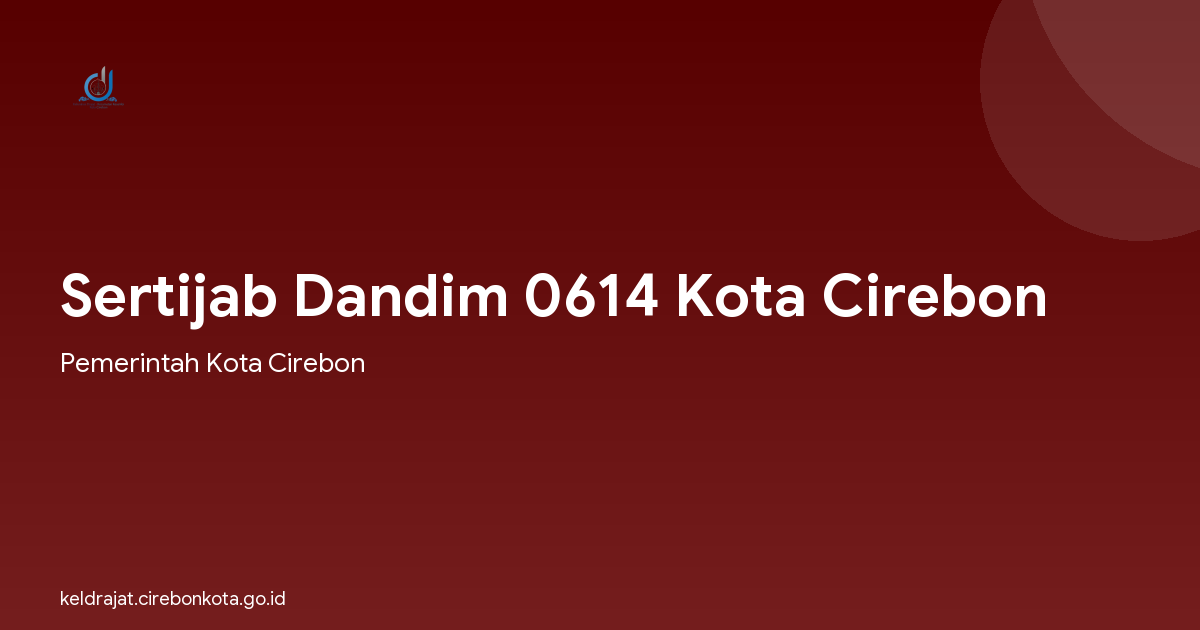 Sertijab Dandim 0614 Kota Cirebon