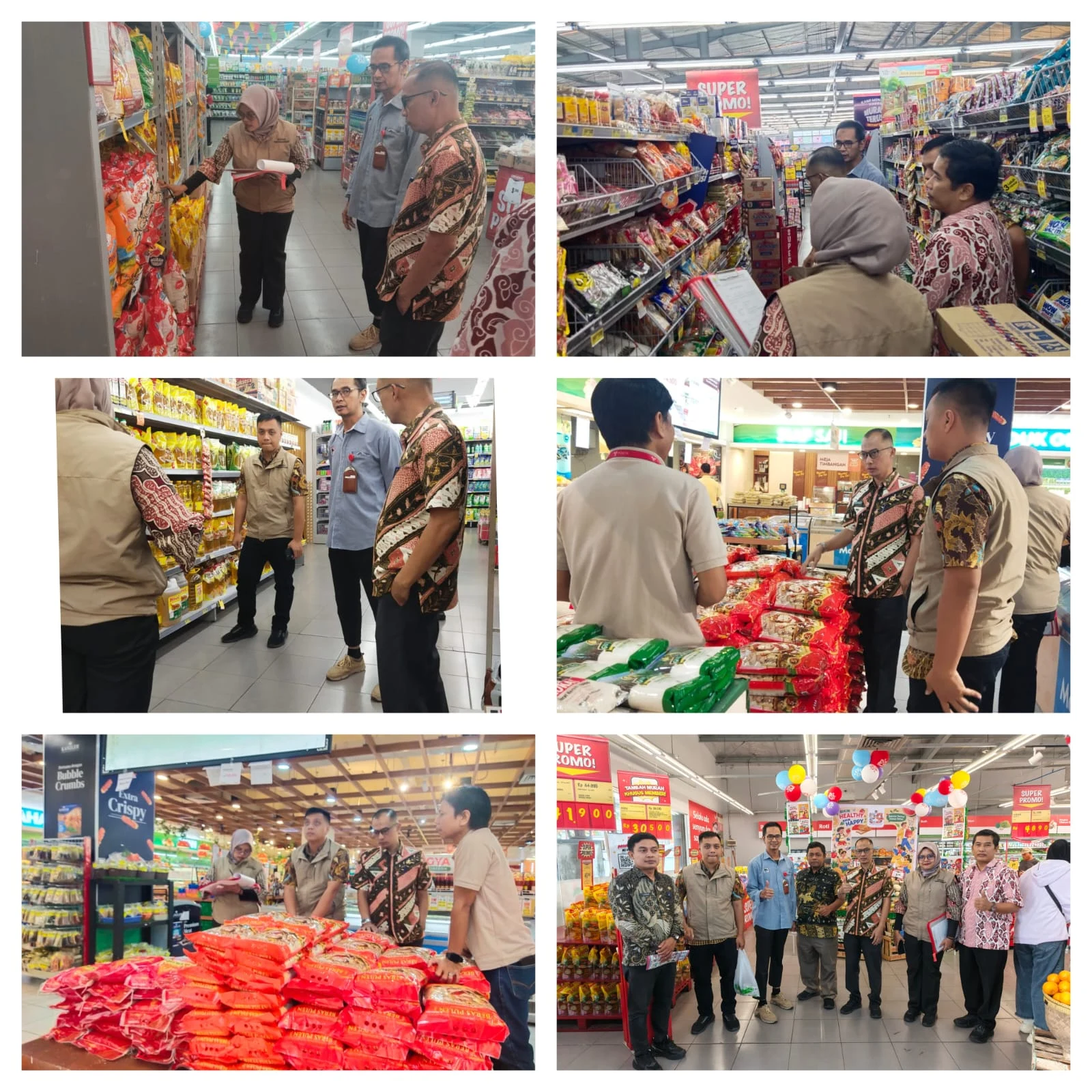 Bidang Perdagangan Monitoring Stok dan Harga Barang Pokok di Superindo Kesambi dan Yogya Grand Toserba