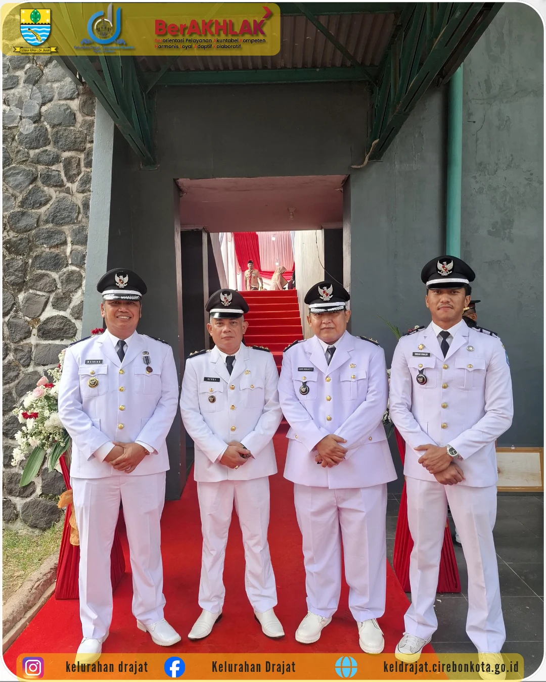 Upacara Peringatan HUT ke-81 Kemerdekaan Republik Indonesia.