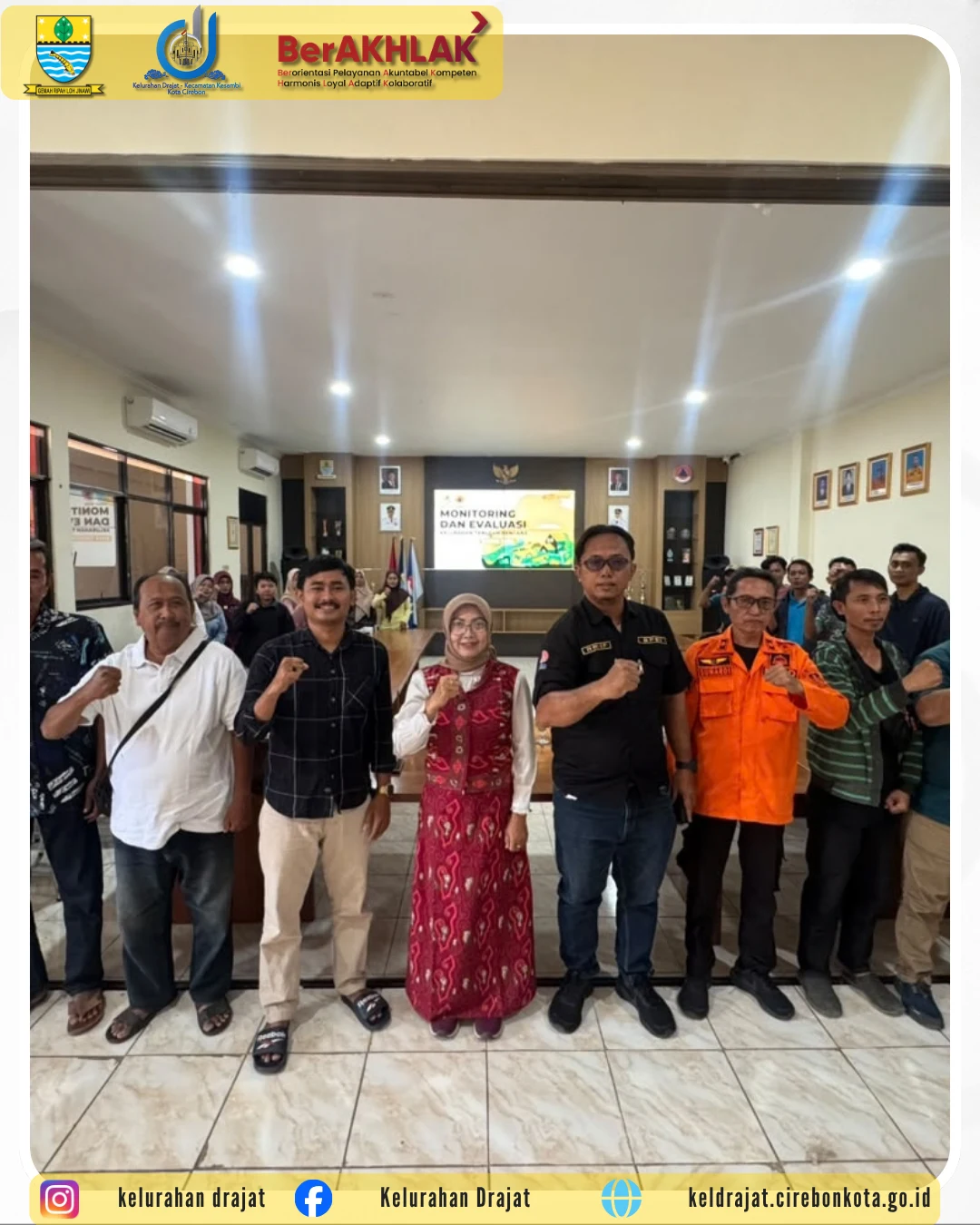 Badan Penanggulangan Bencana Daerah (BPBD) Kota Cirebon resmi menyelenggarakan kegiatan Evaluasi Kelurahan Tanggap Bencana (KATANA)