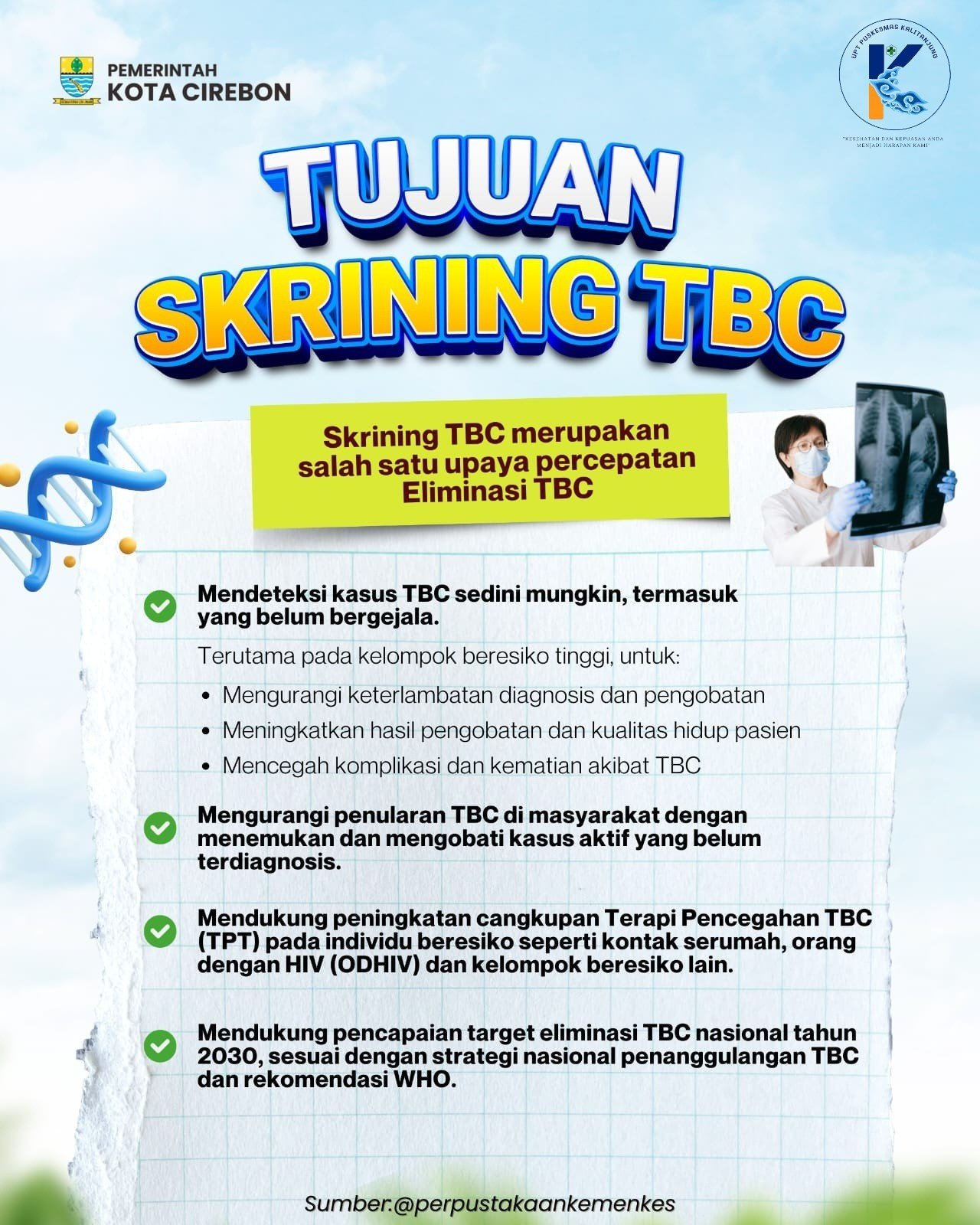 Tujuan Skrining TBC